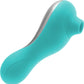 Tracy's Dog Flowliper Pleasure Air & Pulsing Clitoral Stimulator - Teal