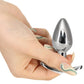 Pillow Talk Luxurious Stainless Steel Anal Plug With Power Bullet Vibrator