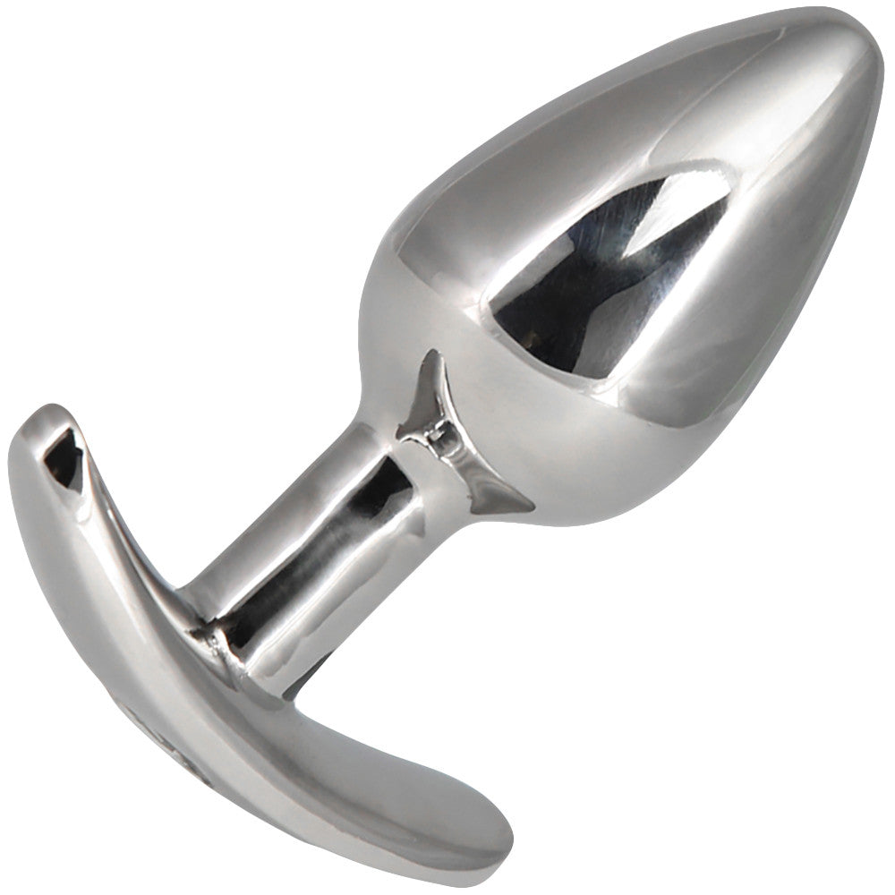 Pillow Talk Luxurious Stainless Steel Anal Plug With Power Bullet Vibrator