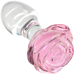 Pillow Talk Rosy Glass Anal Plug