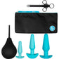 b-Vibe Anal Training & Education Set With 3 Plugs & Instructional Guide - Teal