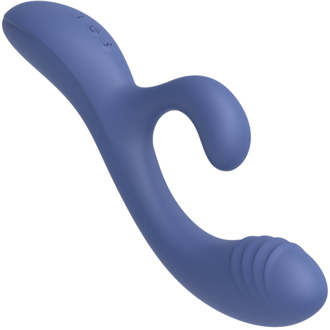 The Wonderland Rabbit Silicone Dual Stimulation Rumbly Vibrator