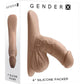 Gender X 4" Silicone Penis Packer - Medium