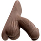 Gender X 4" Silicone Penis Packer - Dark