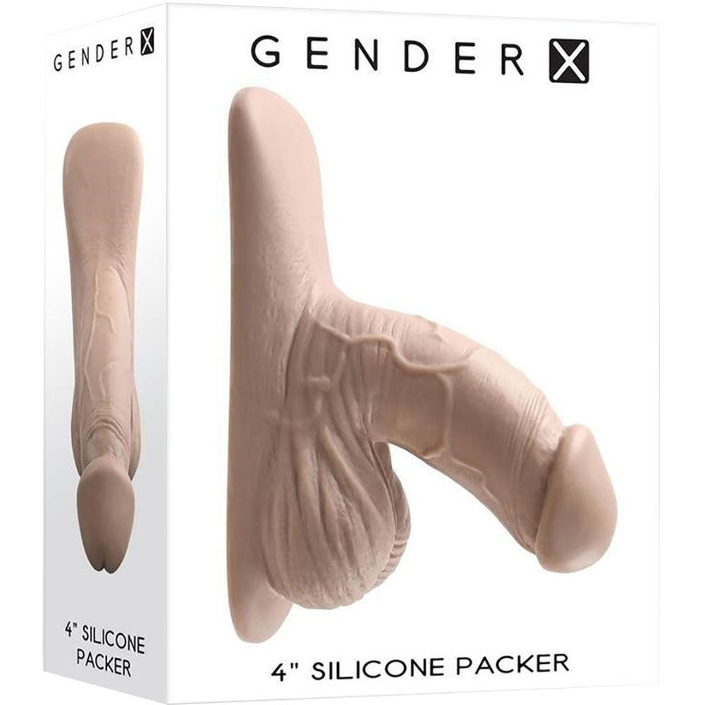 Gender X 4" Silicone Penis Packer - Light