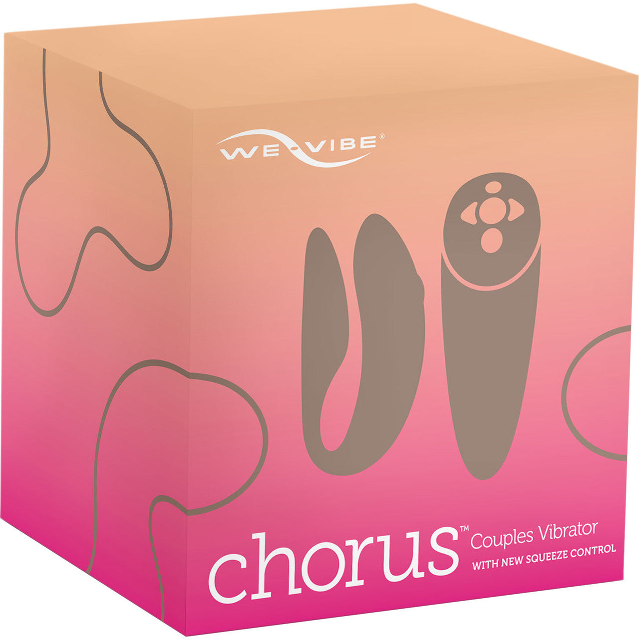 We-Vibe Chorus Remote & App Controlled Couples Vibrator - Cosmic Pink