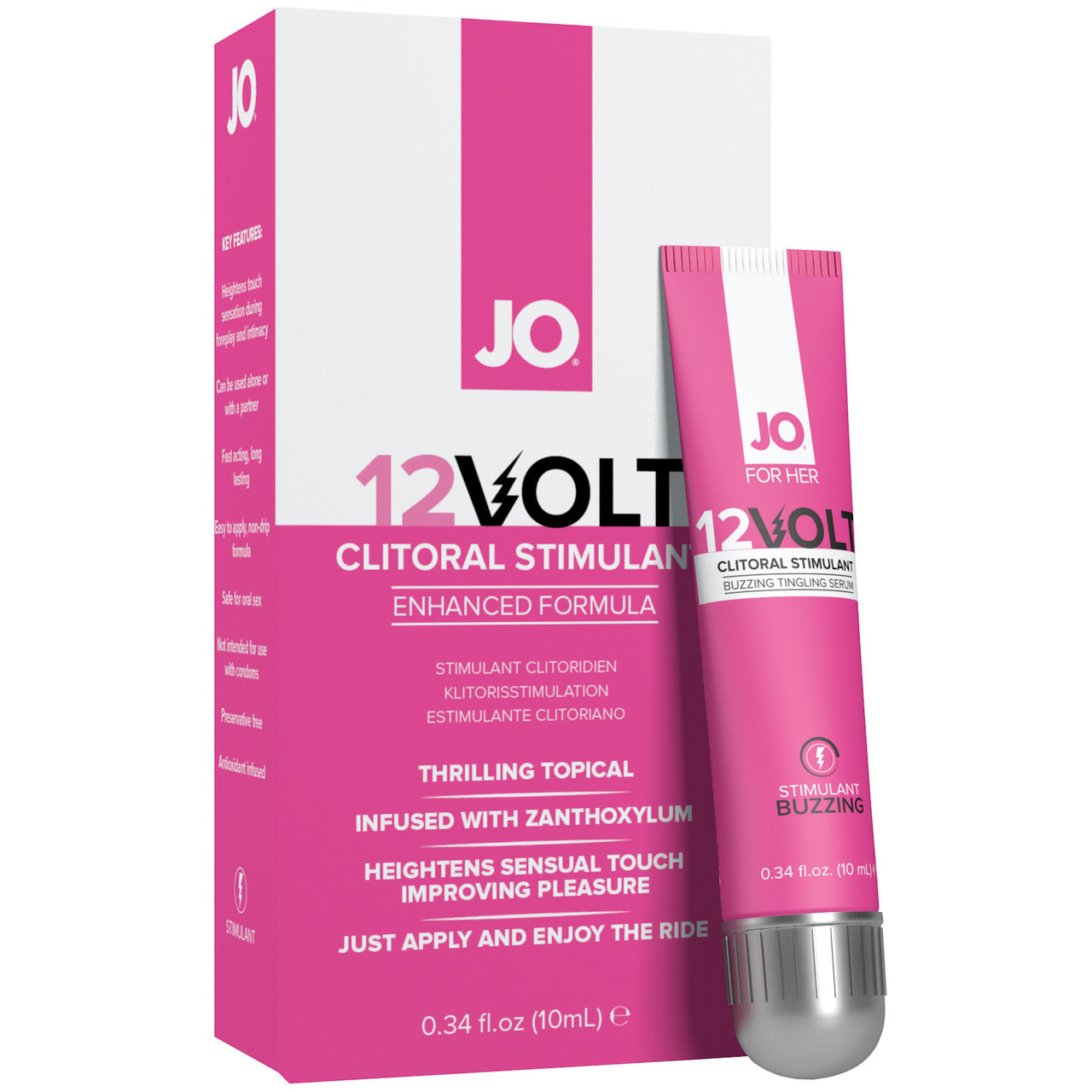 JO 12 Volt Clitoral Stimulant Gel .34 oz