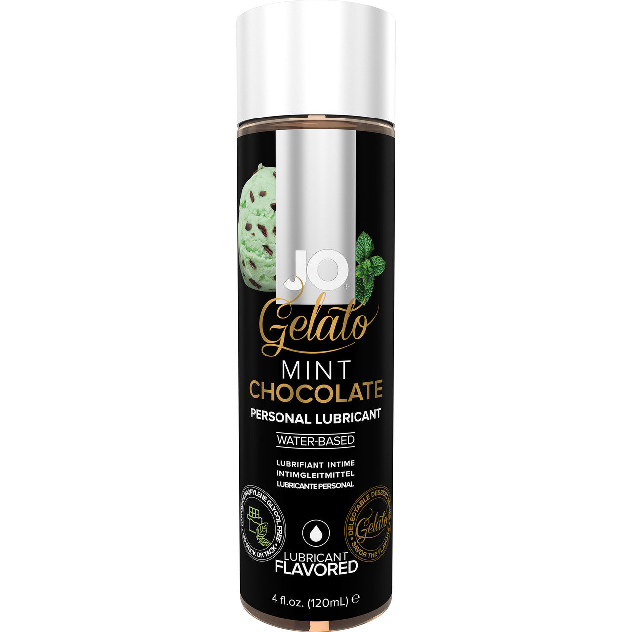 JO Gelato Mint Chocolate Water Based Personal Lubricant 4 fl oz