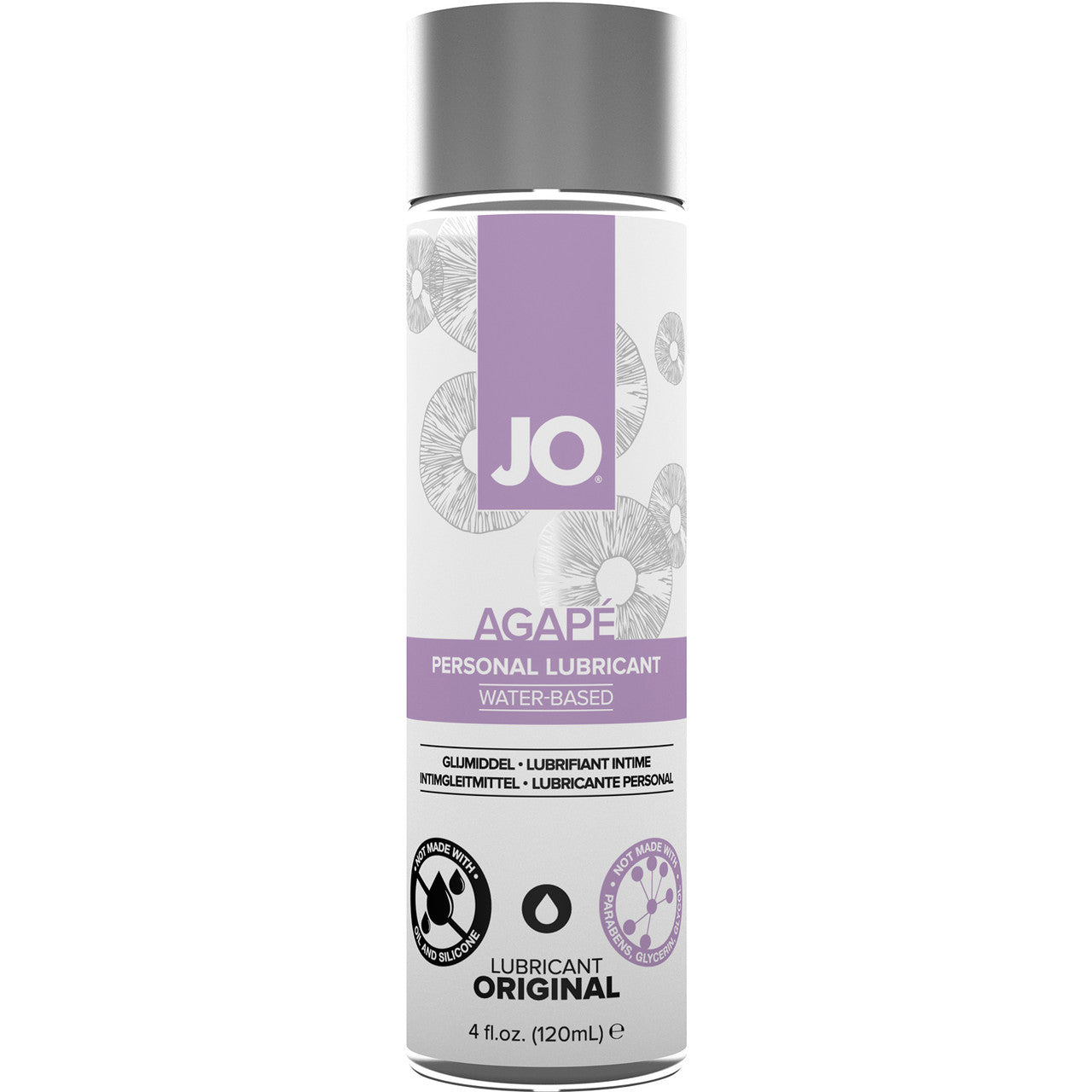 JO Agapé Original Water Based Personal Lubricant 4 fl oz