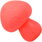 Mochi Mushroom Vibe 10 Function Silicone Rechargeable Vibrator - Orange