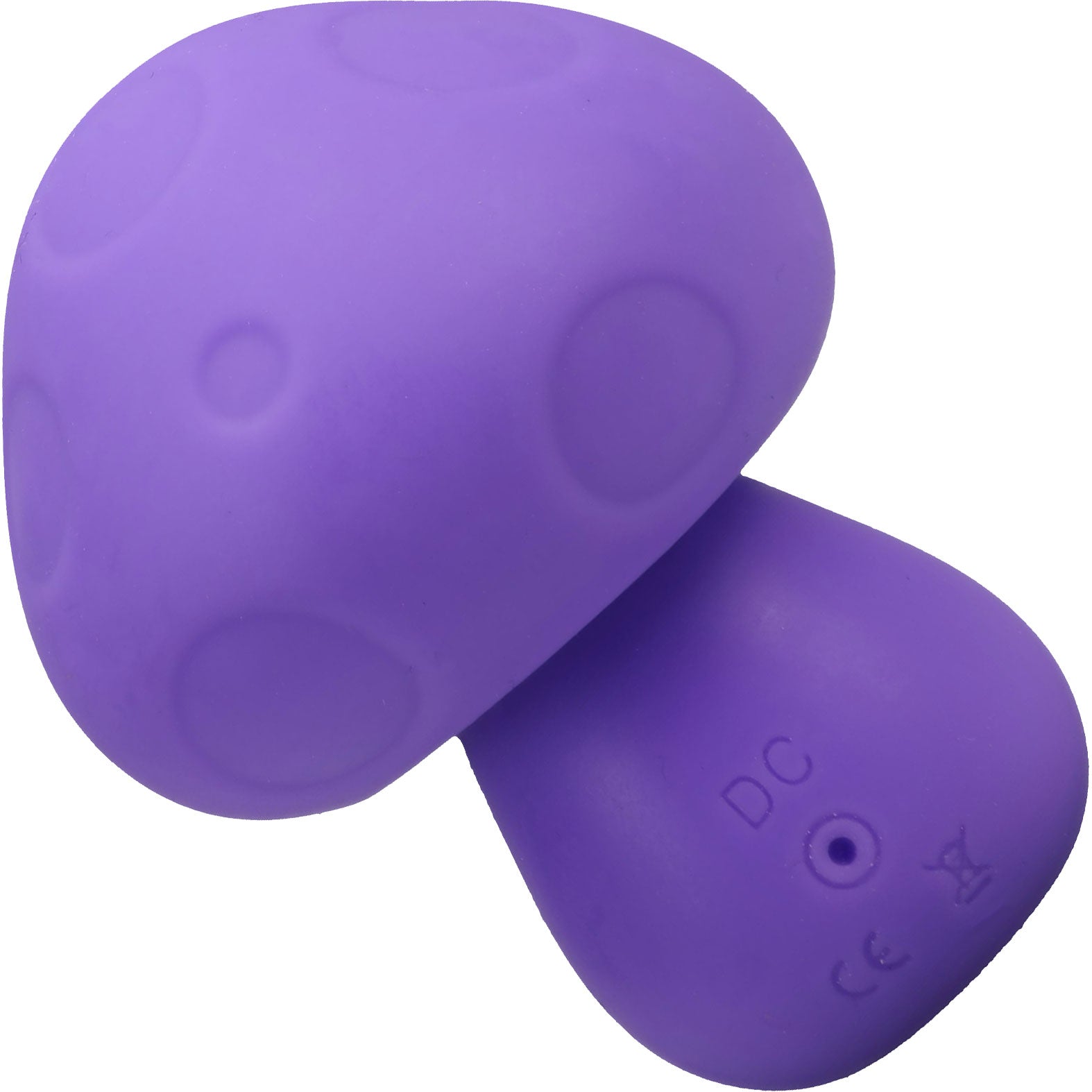 Mochi Mushroom Vibe 10 Function Silicone Rechargeable Vibrator - Purple