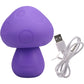 Mochi Mushroom Vibe 10 Function Silicone Rechargeable Vibrator - Purple