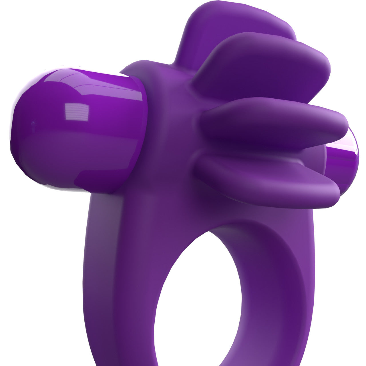 4B Skooch Vibrating Silicone Cock Ring By Screaming O - Grape