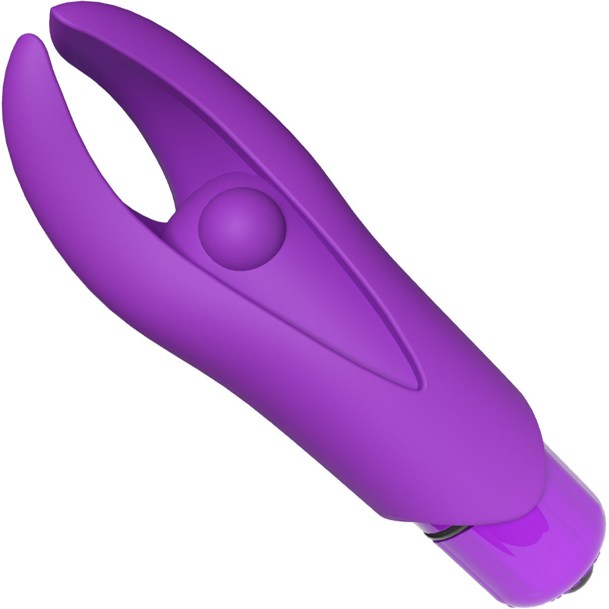 4T Screamin Demon Mini Vibrating Bullet With Silicone Horned Sleeve By Screaming O - Grape