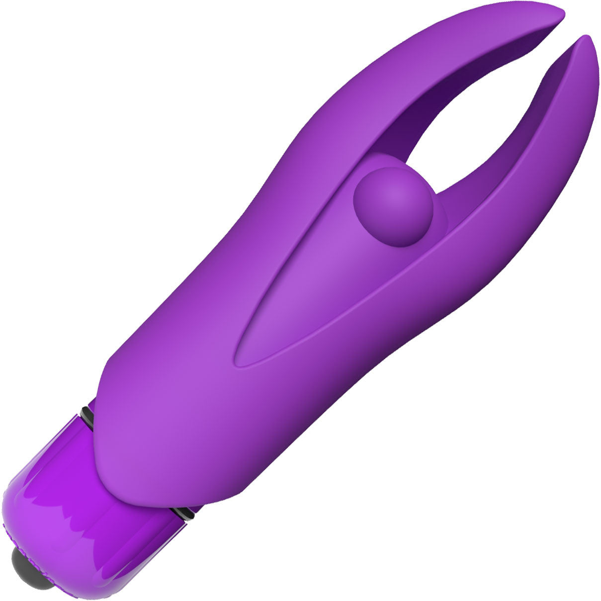 4T Screamin Demon Mini Vibrating Bullet With Silicone Horned Sleeve By Screaming O - Grape