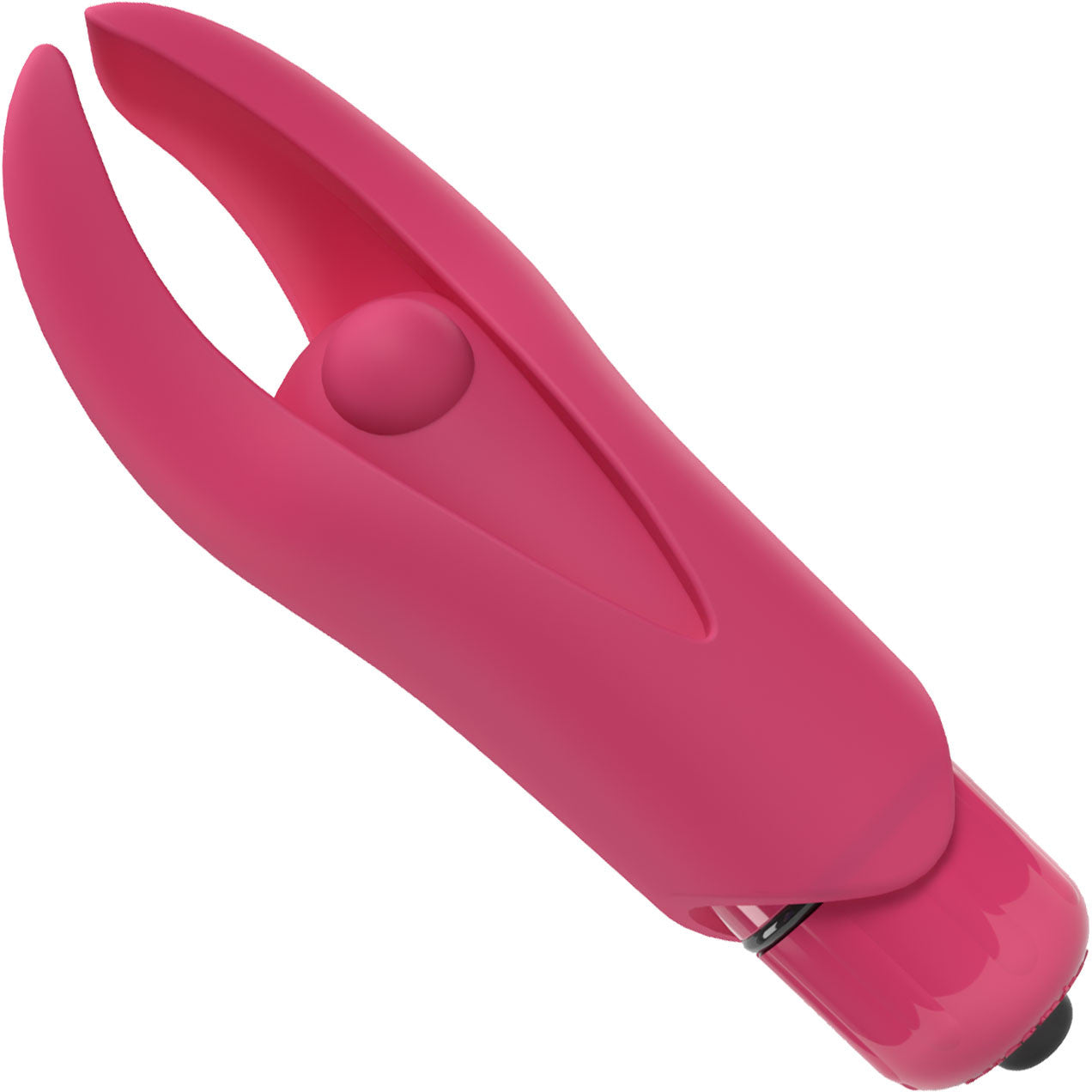 4T Screamin Demon Mini Vibrating Bullet With Silicone Horned Sleeve By Screaming O - Strawberry