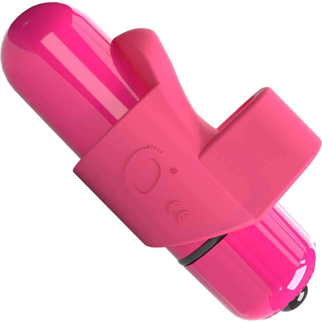 4T FingO Slim Silicone Fingertip Bullet Vibrator By Screaming O - Strawberry