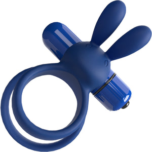 4T Ohare XL Vibrating Silicone Cock Ring By Screaming O - Blueberry