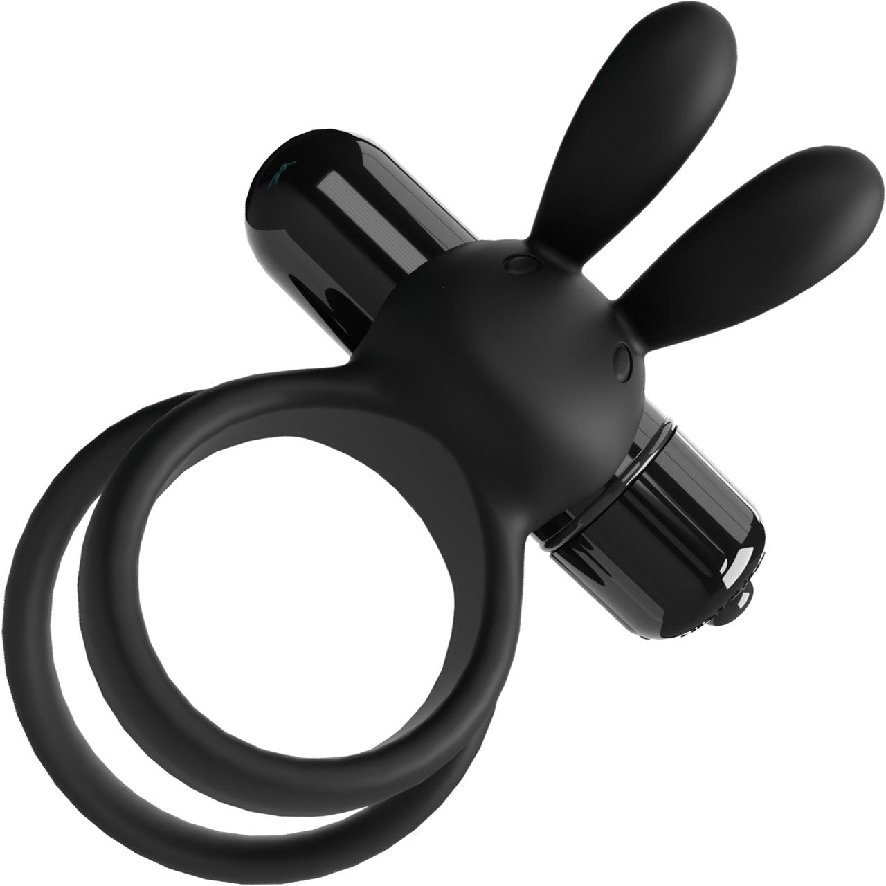 4T Ohare XL Vibrating Silicone Cock Ring By Screaming O - Black