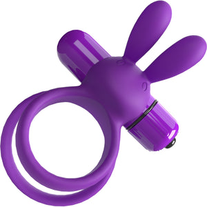 4T Ohare XL Vibrating Silicone Cock Ring By Screaming O - Grape