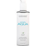 Simply Aqua Water Based Personal Lubricant With Olive Leaf Extract By Wicked Sensual Care 4 fl oz