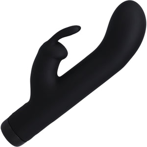 In A Bag Silicone Rechargeable Rabbit Vibrator By Doc Johnson - Black