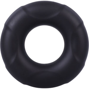 In A Bag Black Silicone C-Ring By Doc Johnson