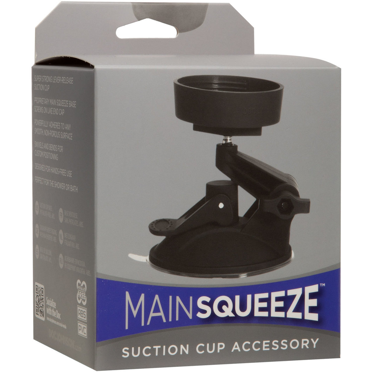 Main Squeeze Penis Masturbator Suction Cup Accessory by Doc Johnson