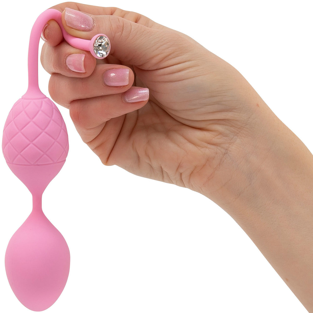 Pillow Talk Frisky Silicone Kegel Balls - Pink