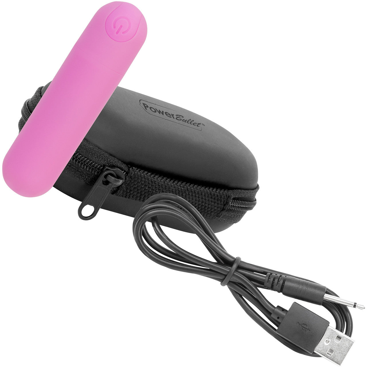 PowerBullet Essential Rechargeable Vibrating Bullet - Pink