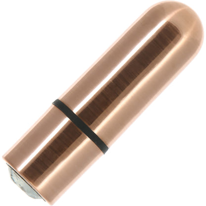PowerBullet First Class Mini Bullet Vibrator With Crystal Button & Key Chain Pouch - Rose Gold PowerBullet First Class Mini Bullet Vibrator With Crystal Button & Key Chain Pouch - Rose Gold