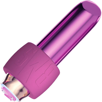 Swan Maximum Rechargeable Waterproof Bullet Vibrator With Silicone Comfy Cuff – Pink