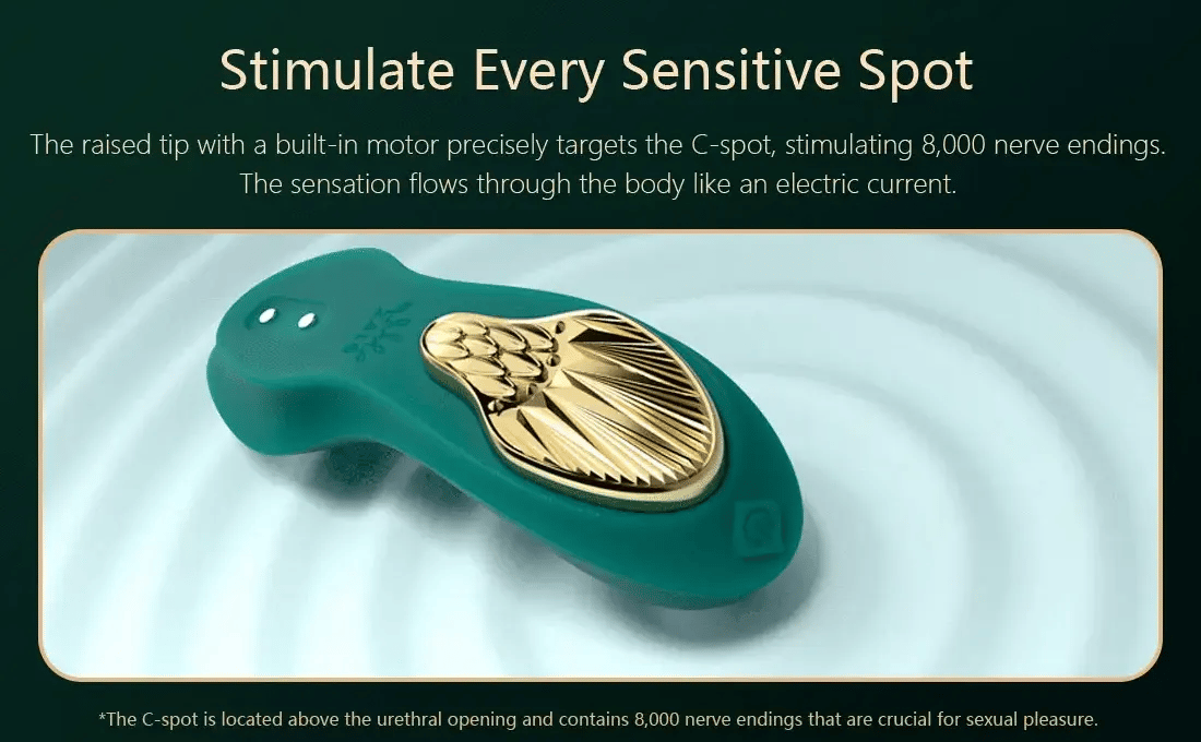 ZALO AYA Smart Wearable Dual Stimulation Silicone App Compatible Vibrator With Remote - Stimulate Every Sensitive Spot