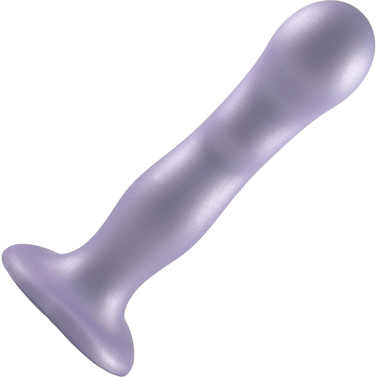 Strap-on-Me Hybrid Collection P&G Silicone Suction Cup Dildo - XXL Metallic Lilac