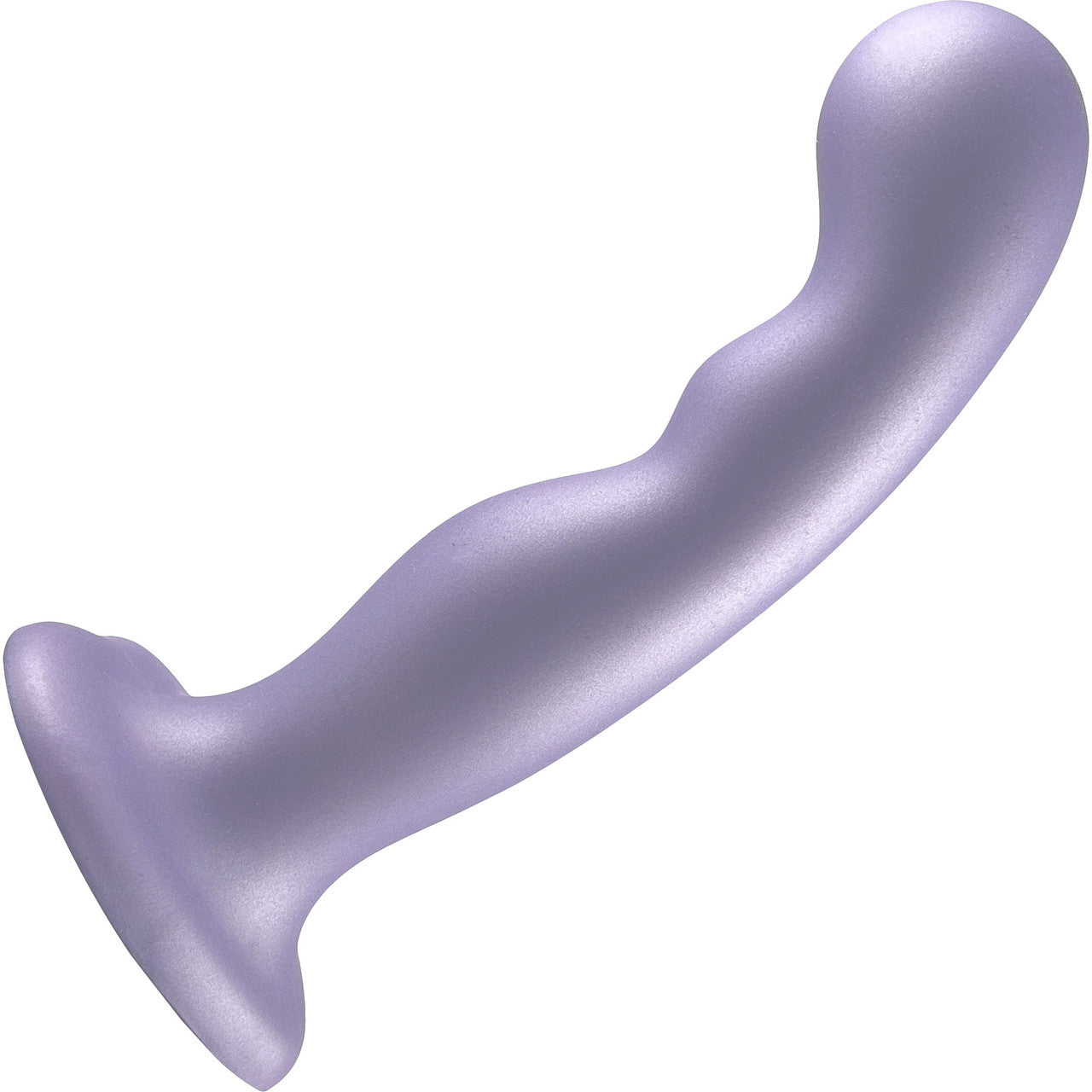 Strap-on-Me Hybrid Collection P&G Silicone Suction Cup Dildo - L Metallic Lilac