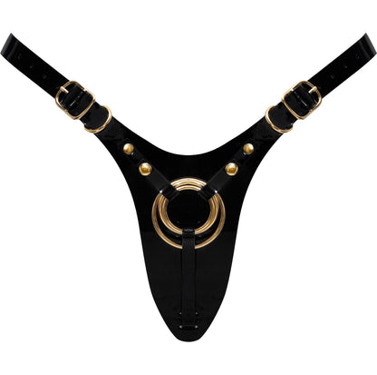 Strap-on-Me Fabulous Faux Leather Harness - Black