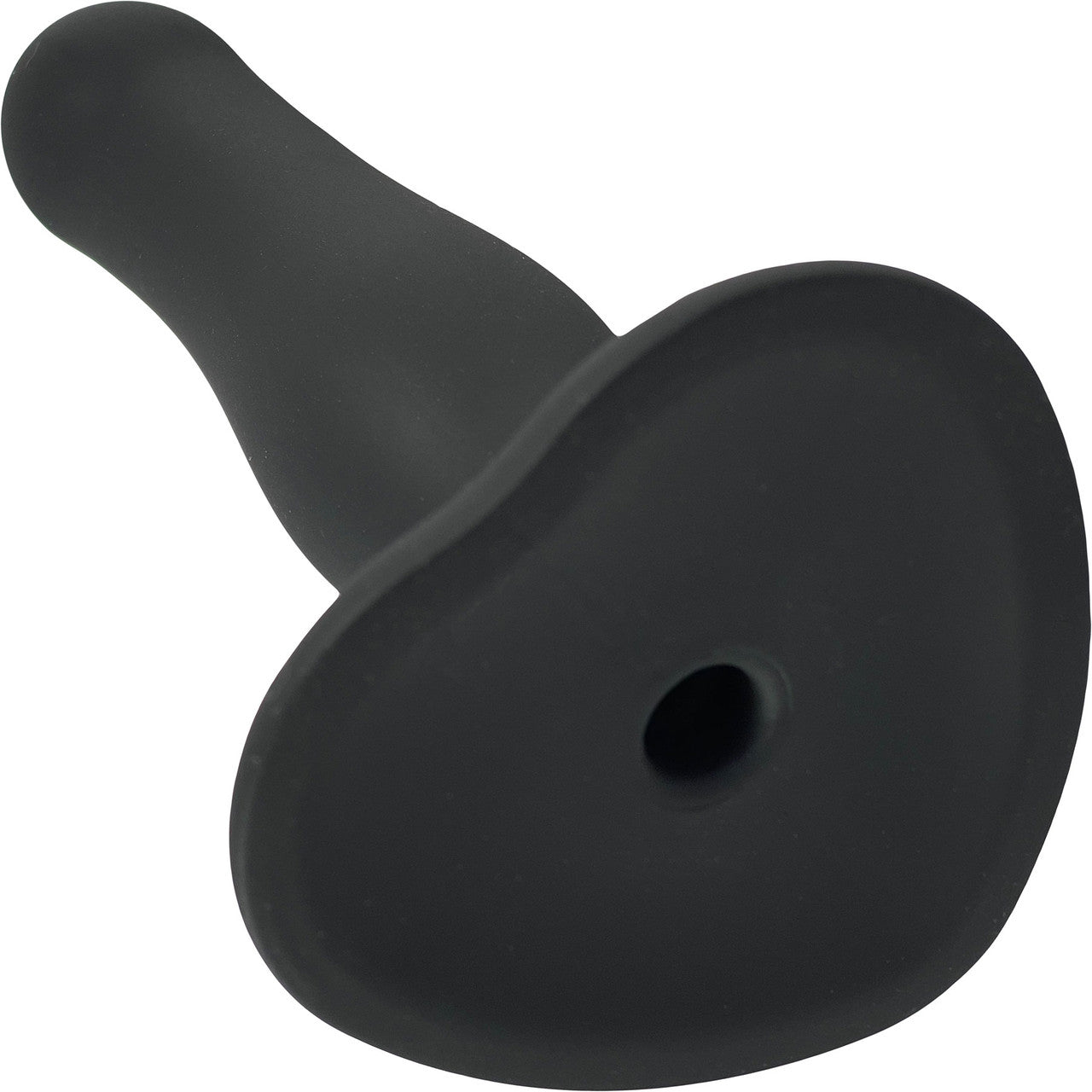 Strap-on-Me Inflatable Silicone Suction Cup Dildo Plug - Black