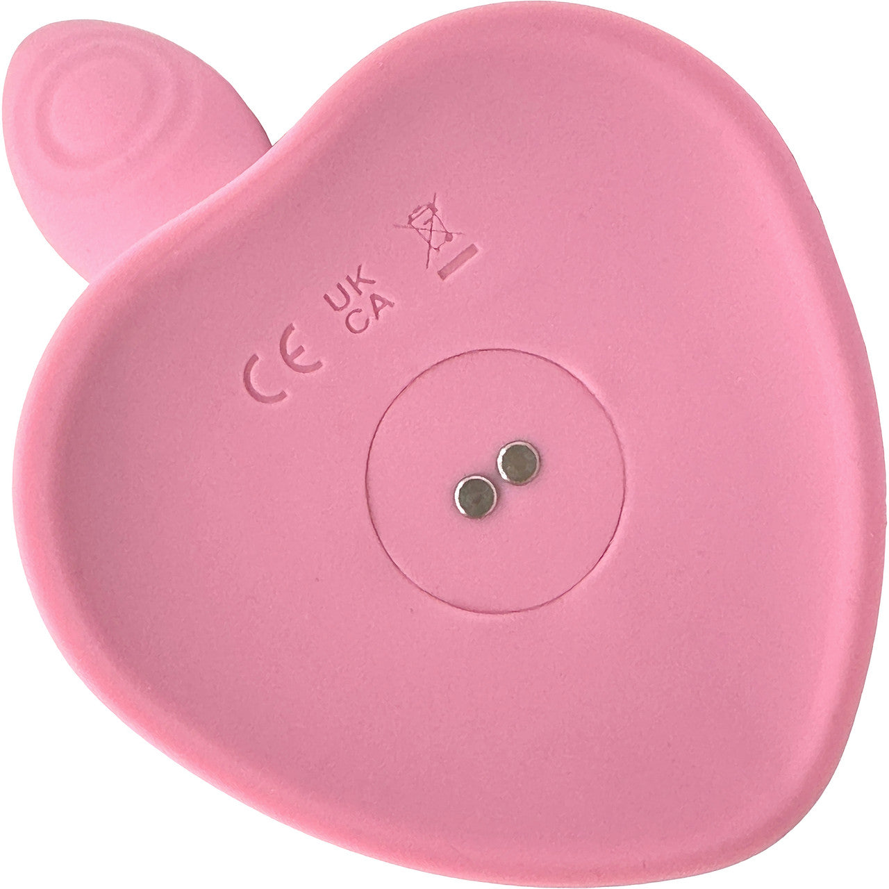 Strap-on-Me Tapping Dildo Wave Rechargeable Waterproof Silicone Vibrating Suction Cup Dildo - Coral Pink