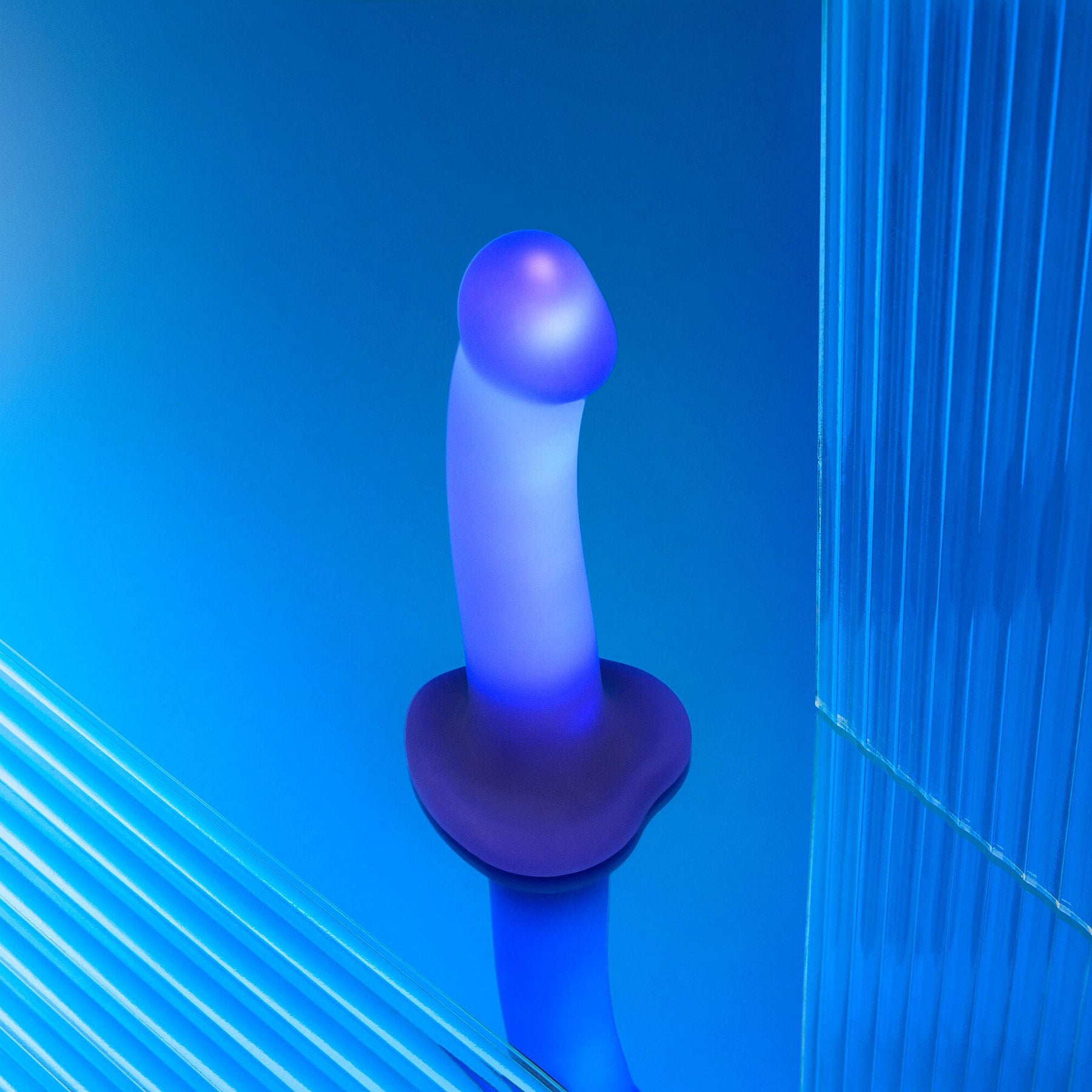 Strap-on-Me Glow-LED Silicone Waterproof Glow-in-the Dark Dildo