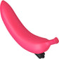 Oh Oui Banana Discreet Silicone Dildo With Vibrating Bullet By Love To Love - Danger Pink