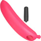 Oh Oui Banana Discreet Silicone Dildo With Vibrating Bullet By Love To Love - Danger Pink