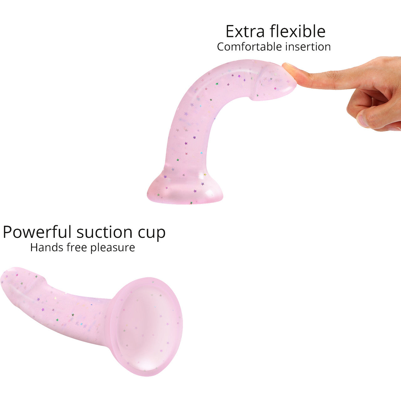 Dildolls Silicone Dildo With Suction Cup Base By Love To Love - Starlight