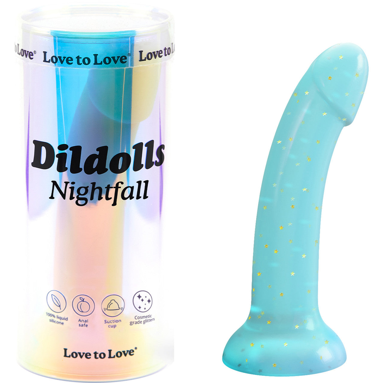 Dildolls Silicone Dildo With Suction Cup Base By Love To Love - Nightfall