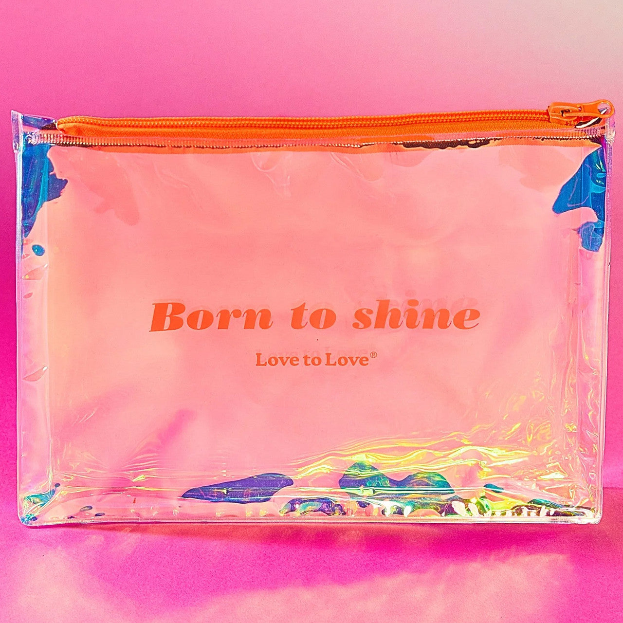 Born To Shine Toy Pouch - Vivid Orange