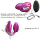 Wonderlover Air Pulse Clitoral Stimulator & Vibrating G-Spot Egg By Love To Love - Iridescent Berry