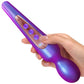 Pleaser Rechargeable Silicone Clitoral Flapping Stimulator With Remote By Love To Love - Iridescent Night