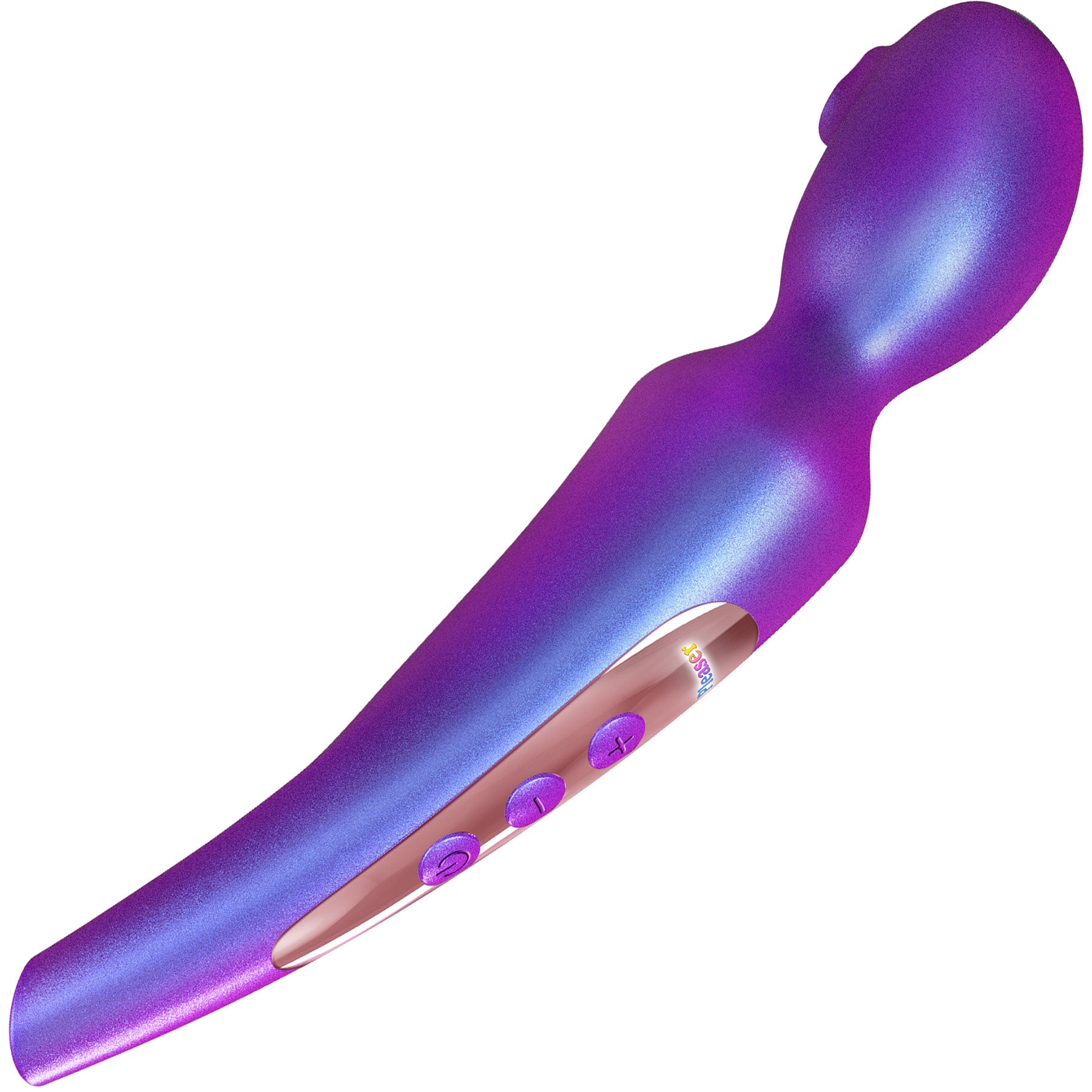 Pleaser Rechargeable Silicone Clitoral Flapping Stimulator With Remote By Love To Love - Iridescent Night