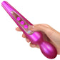 Pleaser Rechargeable Silicone Clitoral Flapping Stimulator With Remote By Love To Love - Iridescent Berry