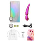 Pleaser Rechargeable Silicone Clitoral Flapping Stimulator With Remote By Love To Love - Iridescent Berry