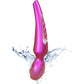 Pleaser Rechargeable Silicone Clitoral Flapping Stimulator With Remote By Love To Love - Iridescent Berry